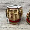 Unknown Tabla Set with Covers and Stands