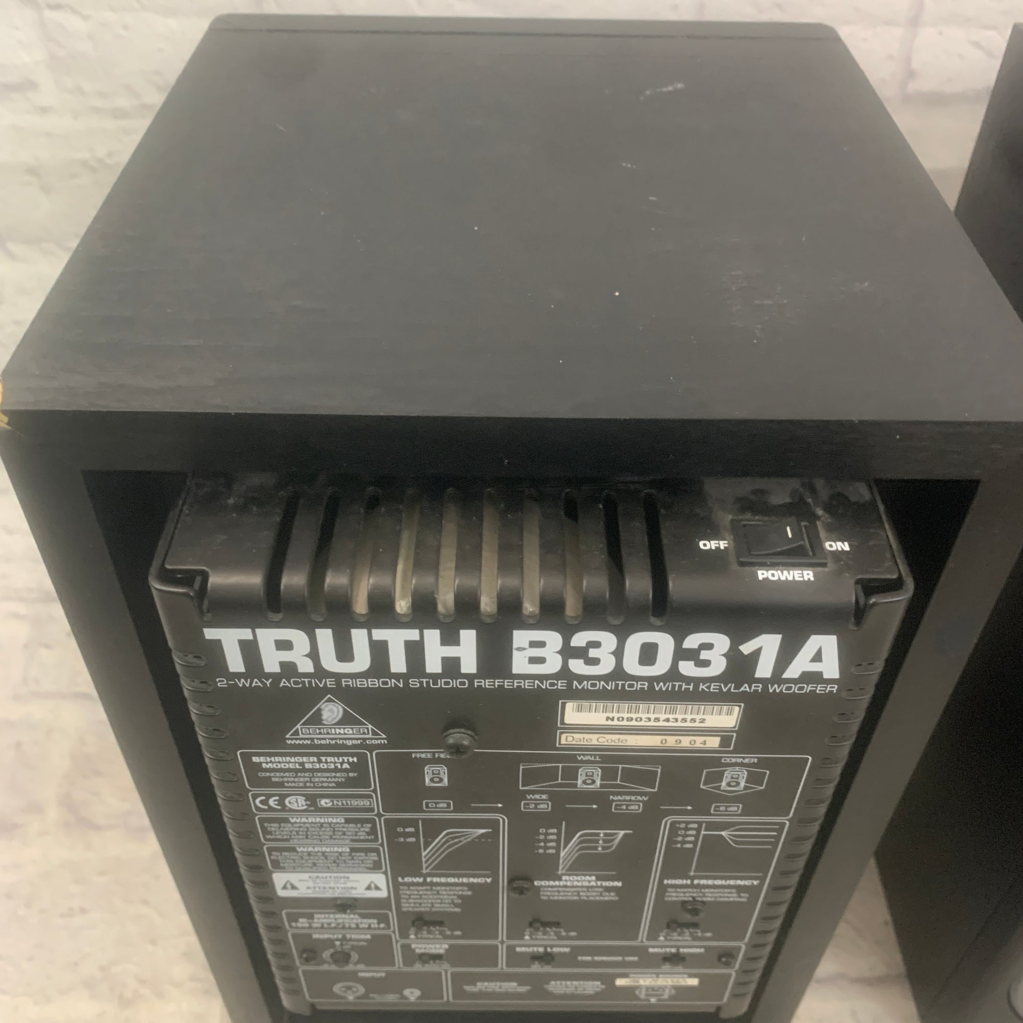 Behringer Truth B2031A Monitors AS IS
