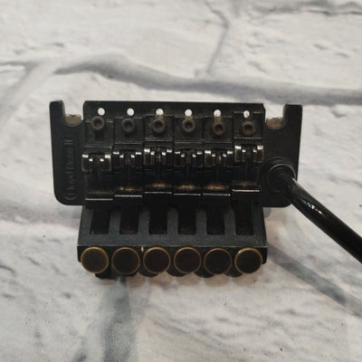 Floyd Rose II Vintage Black Tremolo Unit W/Bar