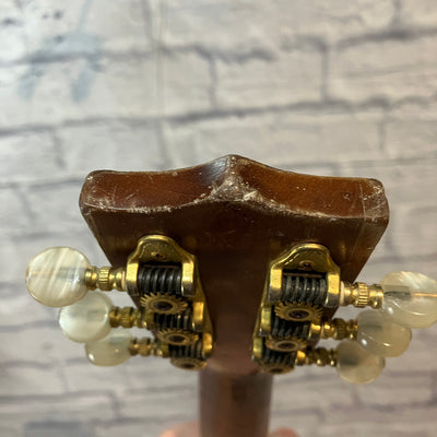 Mele 6 String Tenor Ukulele Double Sound Hole w/ Pickup w/ case