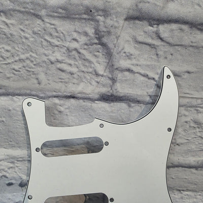Squier Fender Player Stratocaster Pickguard (25 hole) Ply White Pickguard