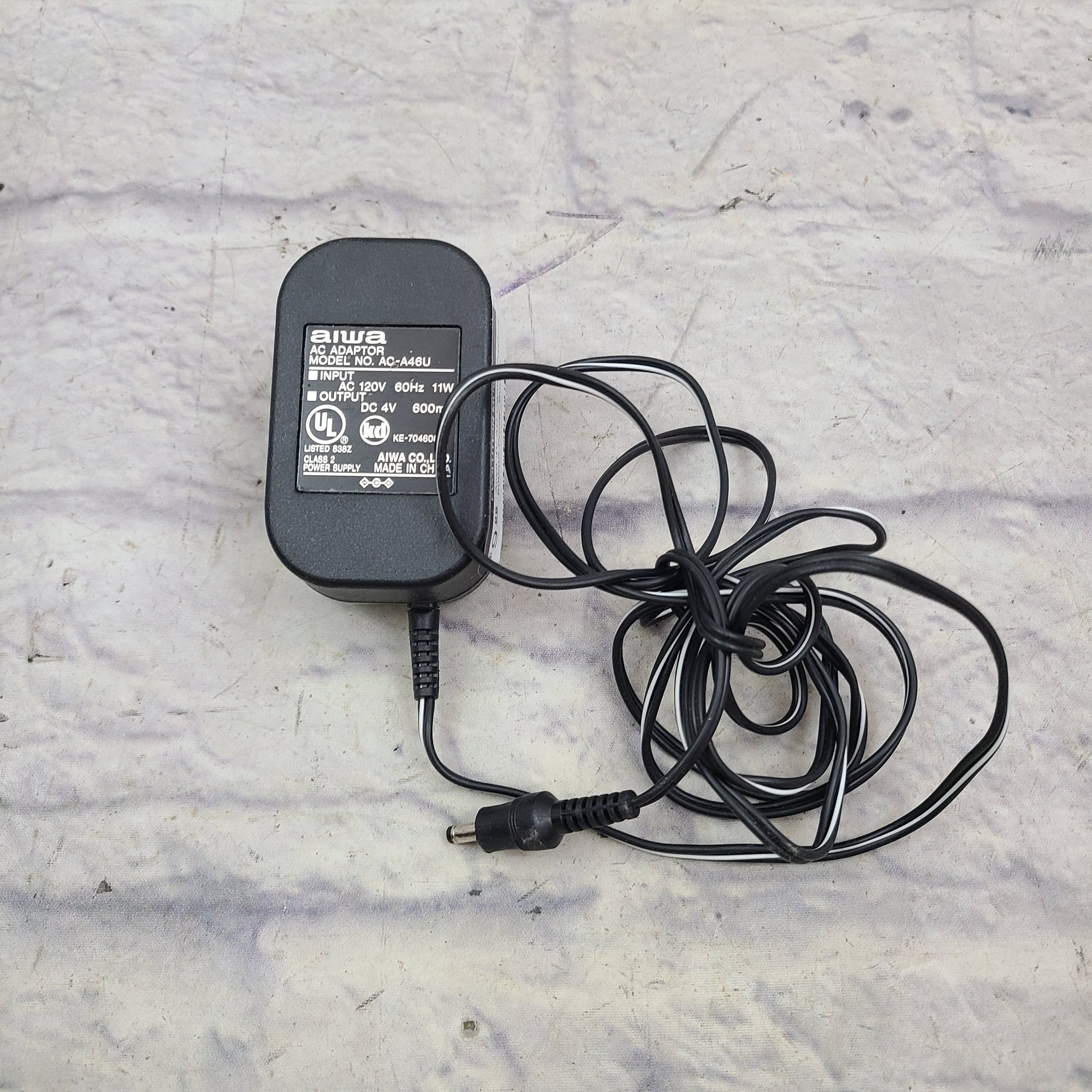 Aiwa 4V DC Center Positive 600mA Power Supply