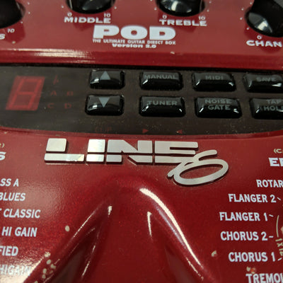 Line 6 Pod 2.0 Effects Pedals
