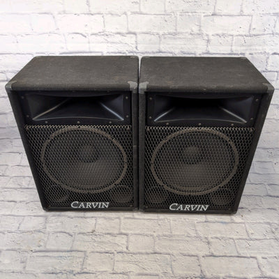 Carvin 832 1x15" 400W PA Speakers (Pair)