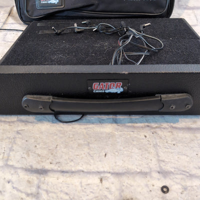Gator Pedal Tote Pedal Board with Power Supply and Bag