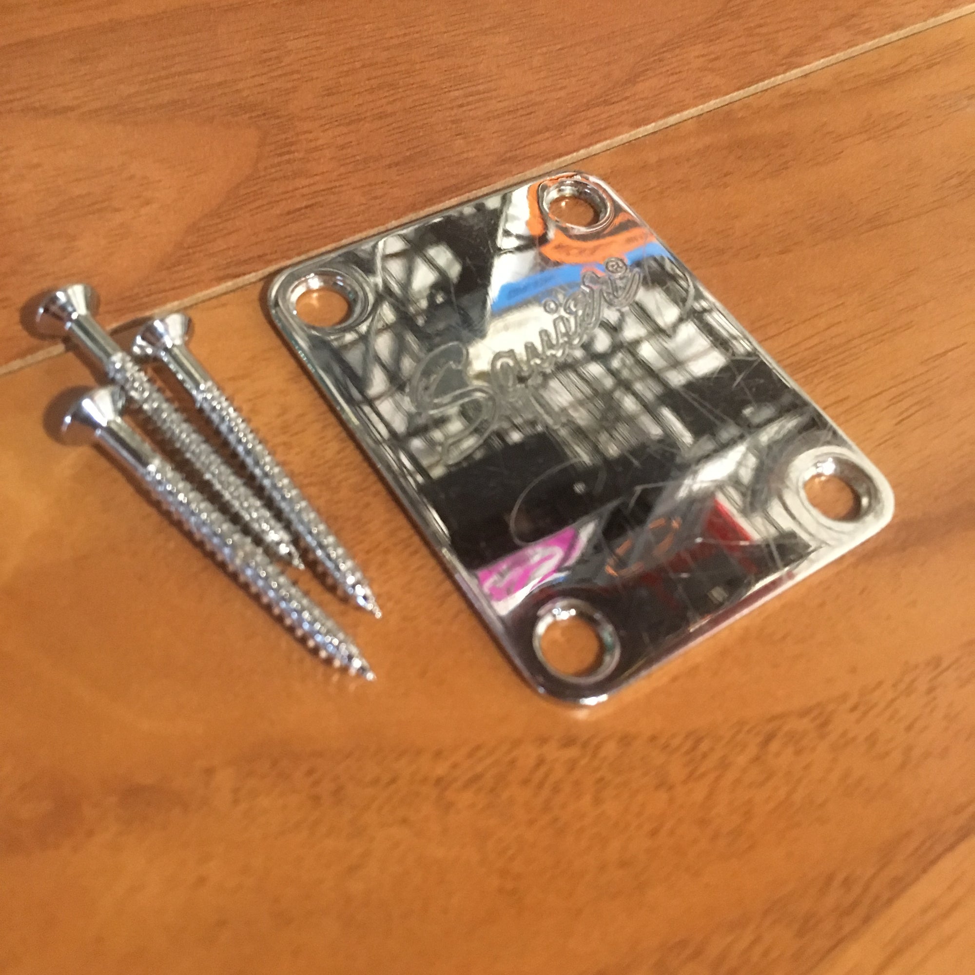 Squier Chrome Neck Plate