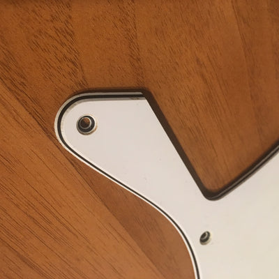 Bass Pickguard White (Single Pickup Slot)