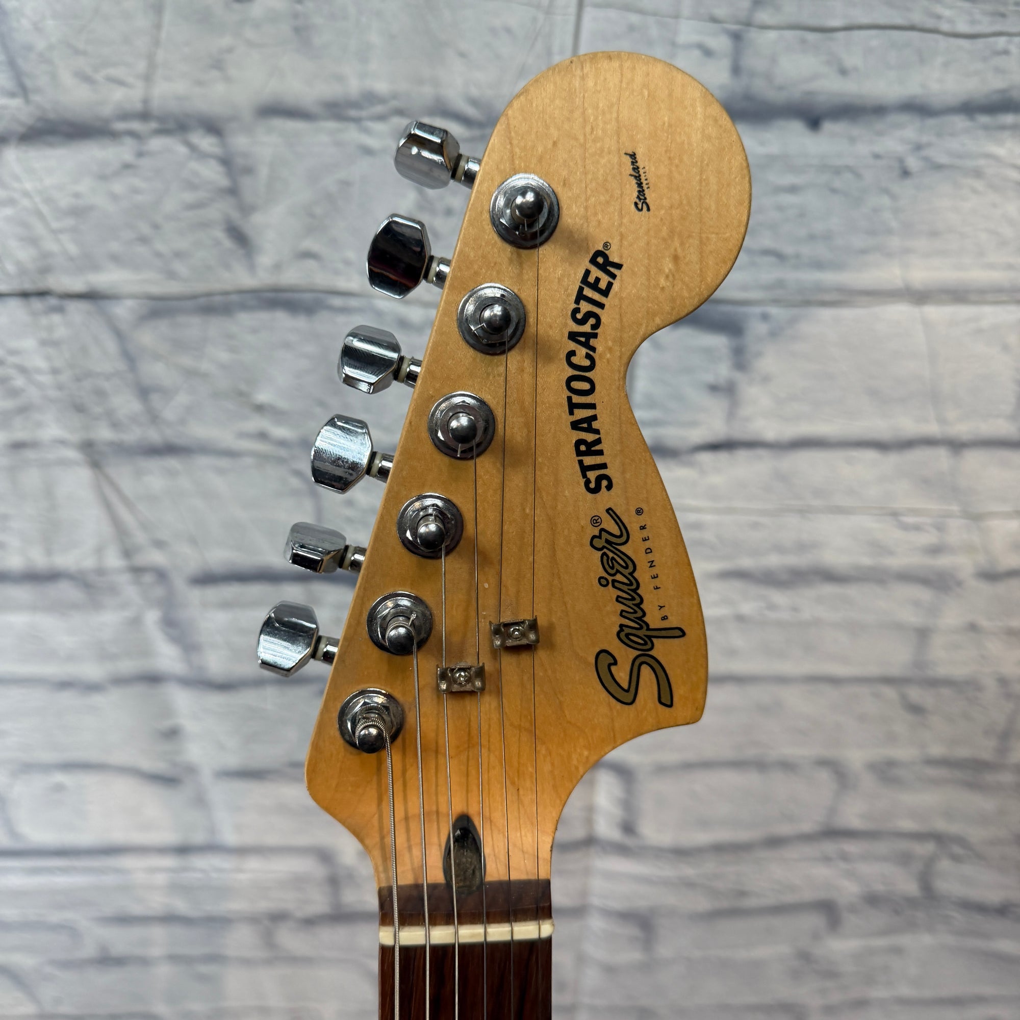 Fender Squier Standard Series HH Stratocaster Electric Guitar - Metallic Green