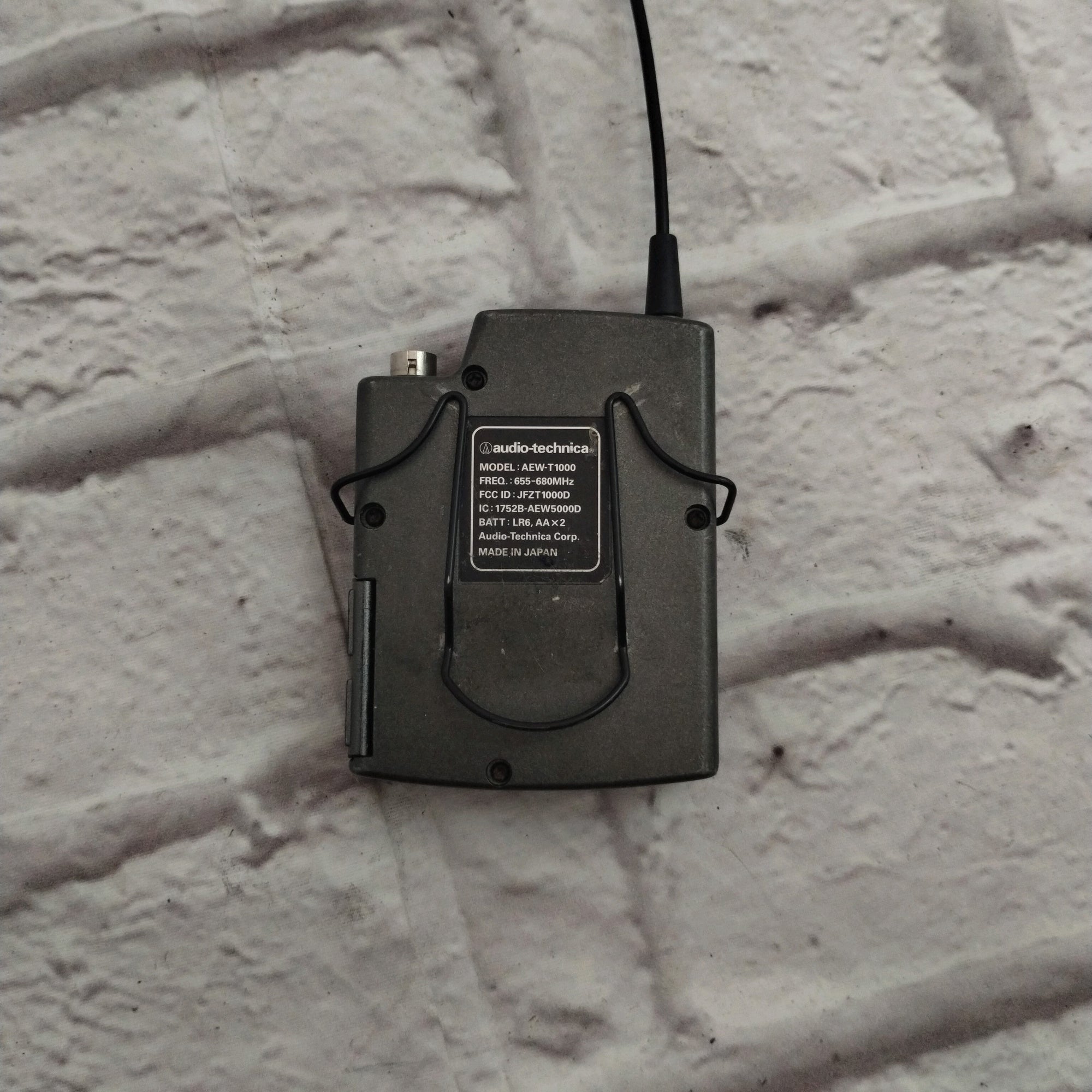 Audio Technica AEW T-1000 UHF Wireless Mic Transmitter