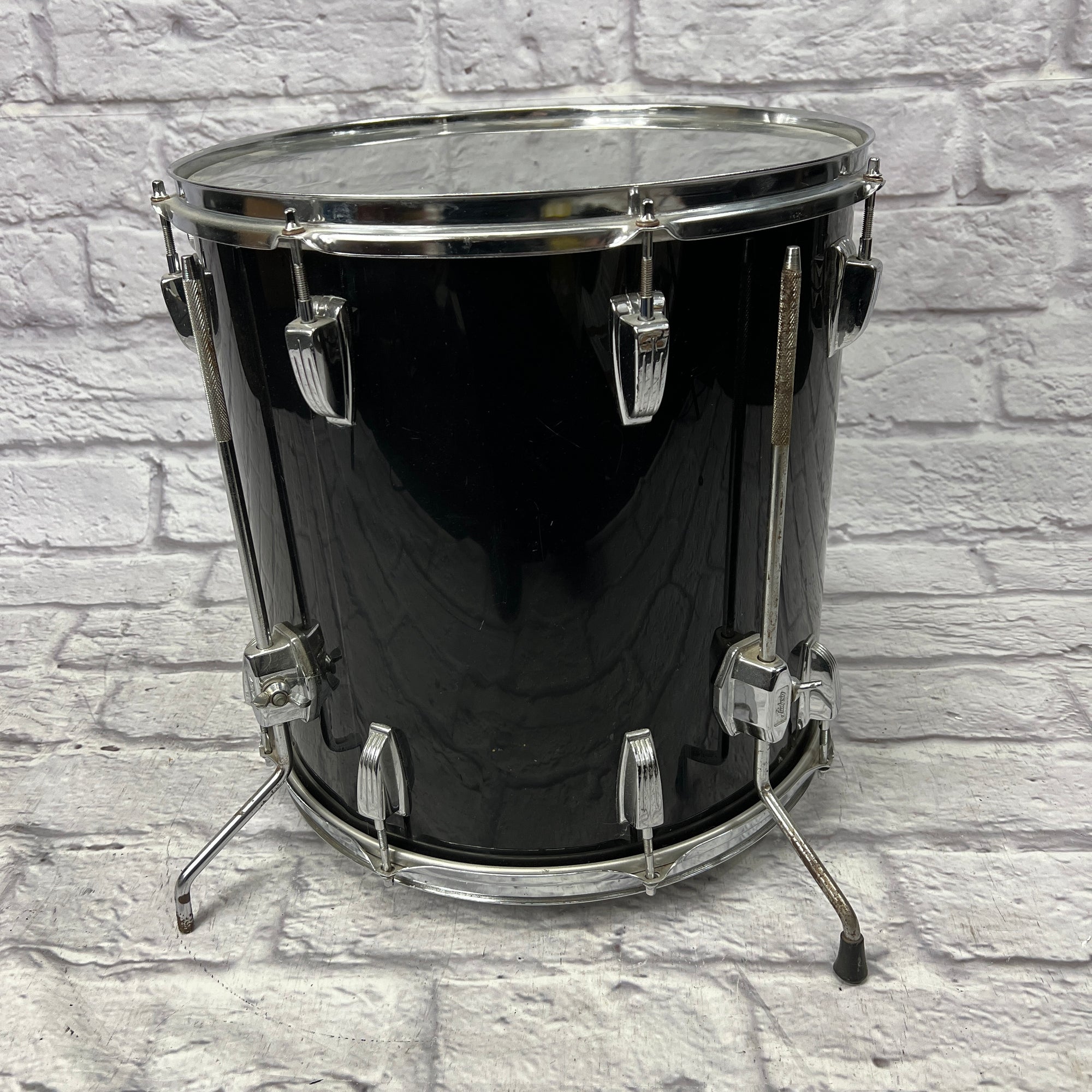 Ludwig Blue Olive Vistalite 12 13 16 22 with 14x5 Snare - Black