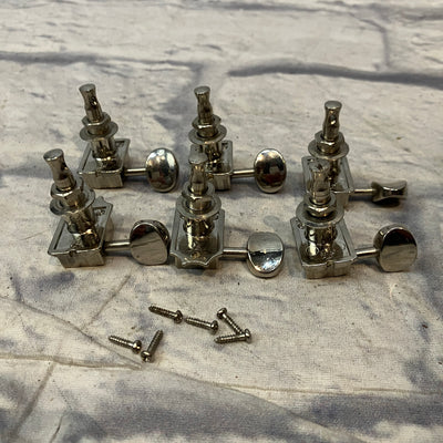Grover Vintage Deluxe 6 In Line Tuners