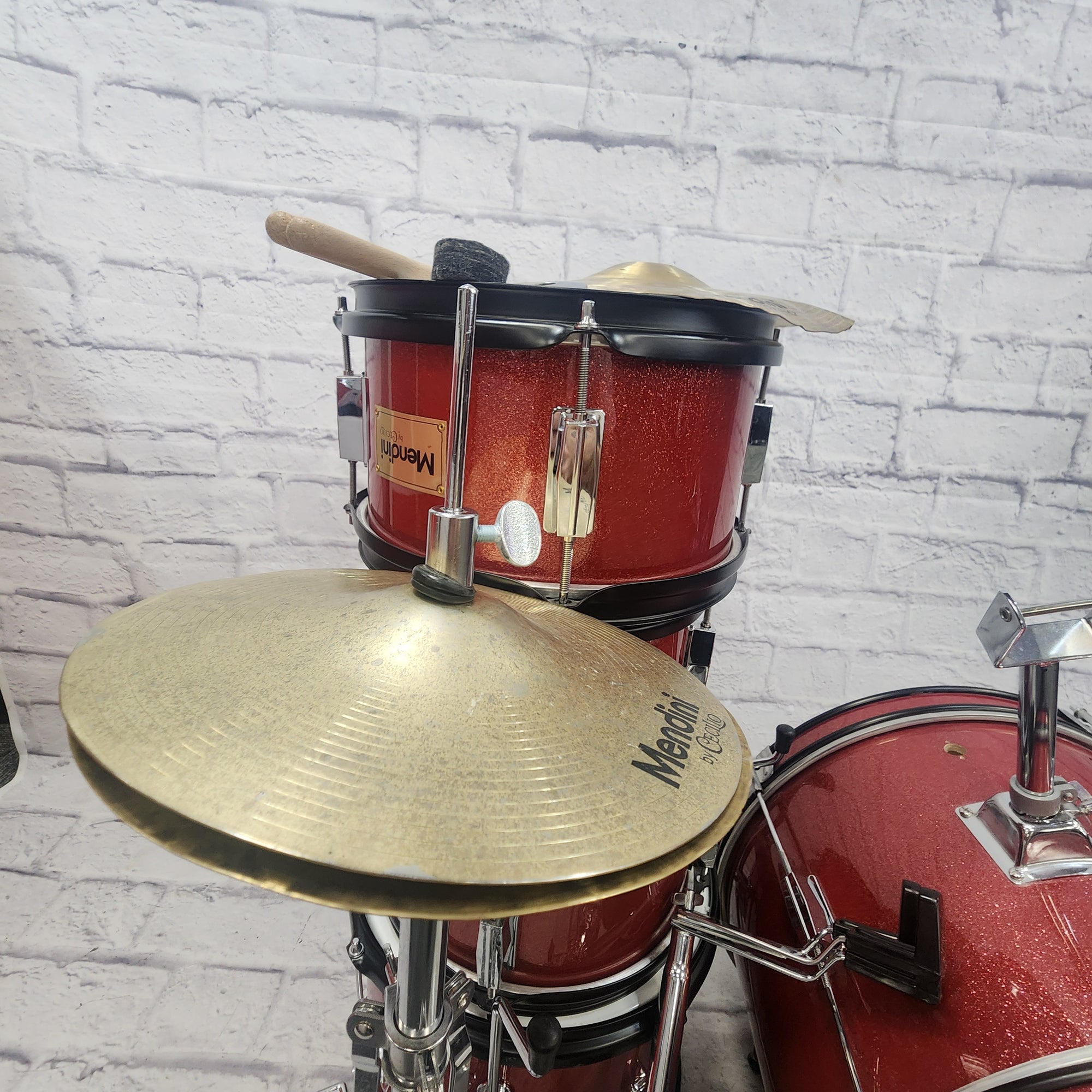 Cecilio Junior 5pc Drum Set with Stands and Cymbals