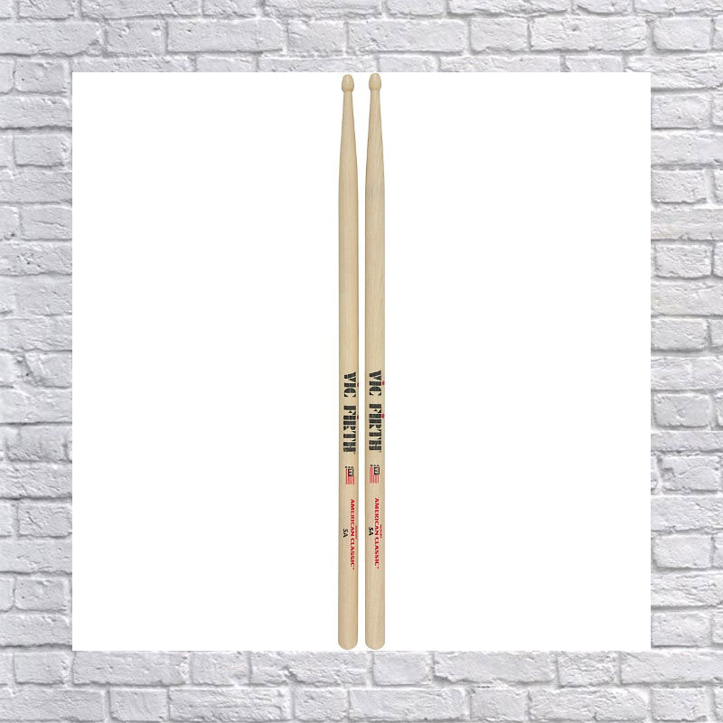 Vic Firth 5AW Wood Tip Drum Sticks VF5A