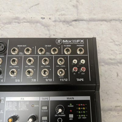 Mackie Mix12FX 12 Channel Mixer with Effects
