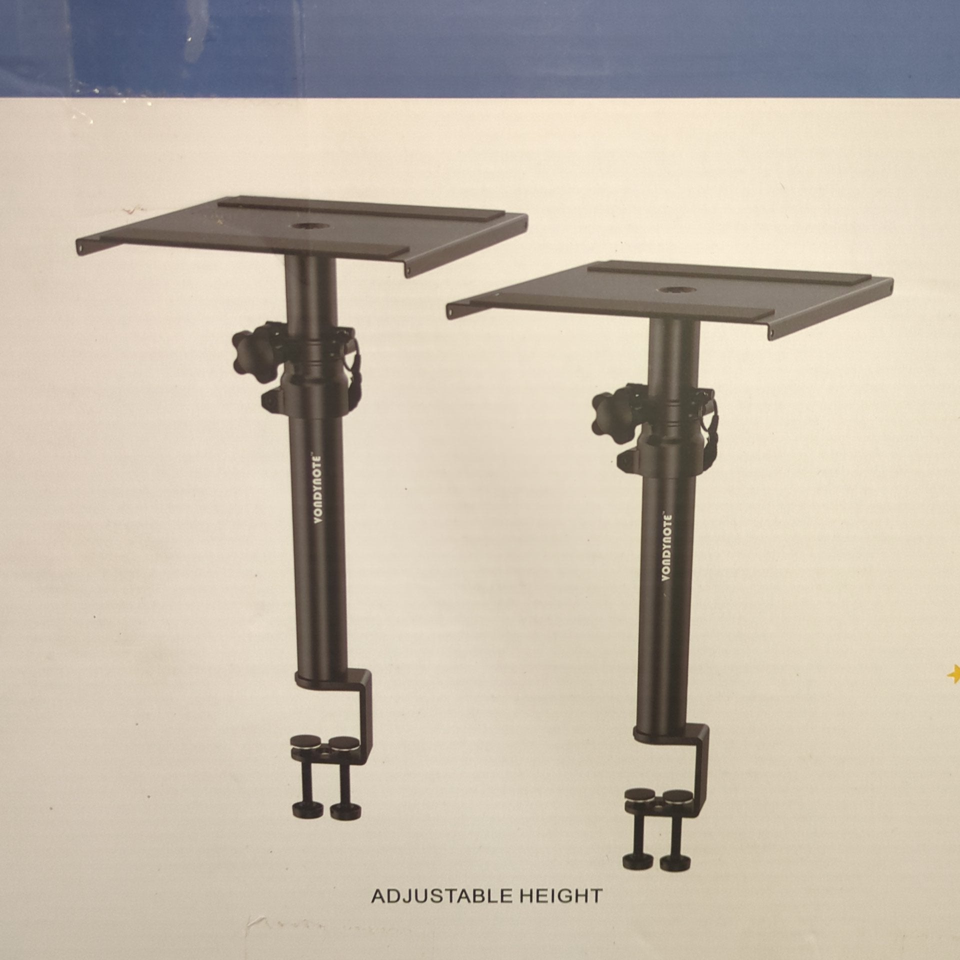 Vondynote Clamp-On Studio Monitor Stand Pair