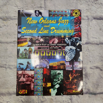 Manhattan Music New Orleans Jazz and Second Line Drumming Book with CD