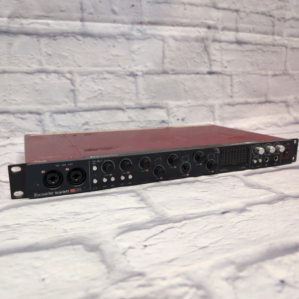 Focusrite Rack Mount Interface Focusrite Scarlett 18i20 Rackmount Interface - Evolution Music