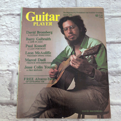 Vintage Guitar Player Magazine July 1976 David Bromberg