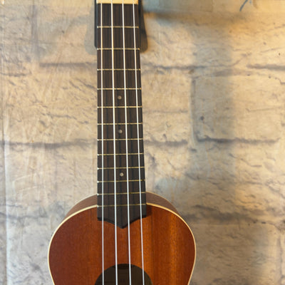 Kala KA-S Satin Mahogany Soprano Ukulele with Padded Gig Bag