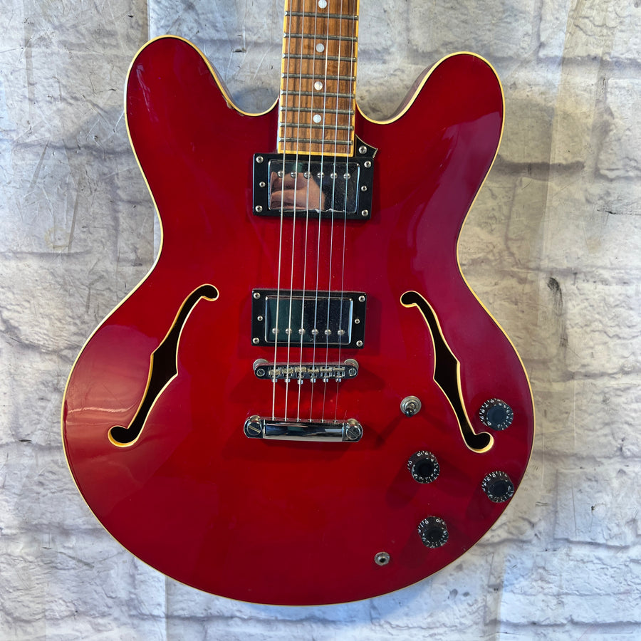 Brownsville Semi Hollow Electric Guitar with Neck Break