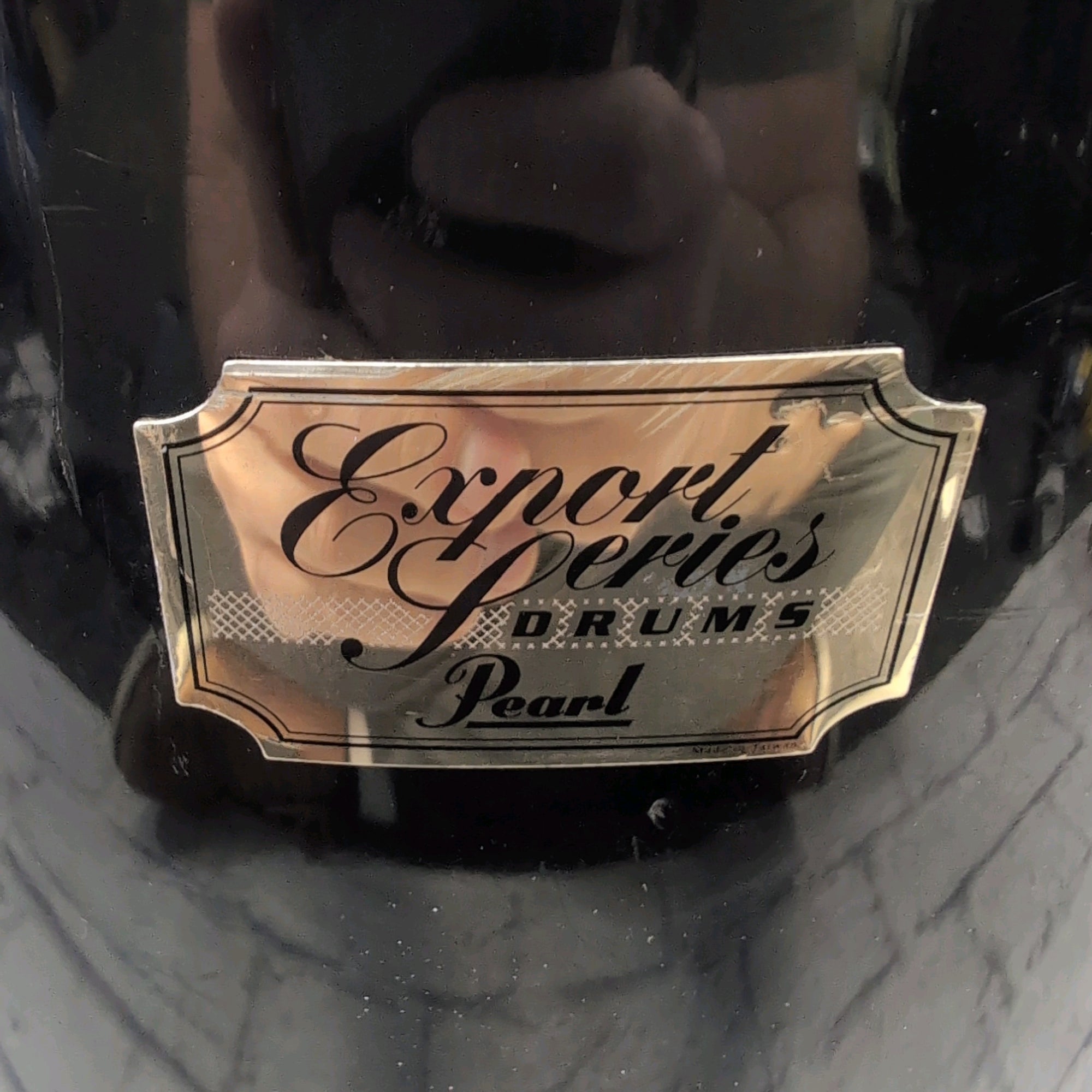 Pearl 14 Export Floor Tom Black 14x14"