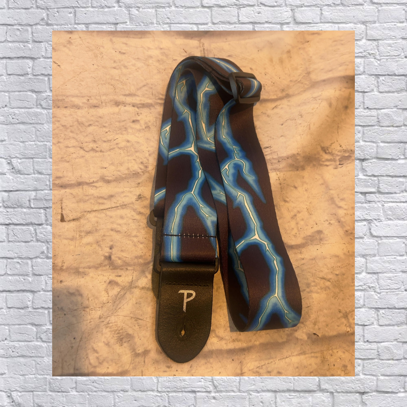 Perri's Leathers Lightning Bolt Polyester Guitar Strap