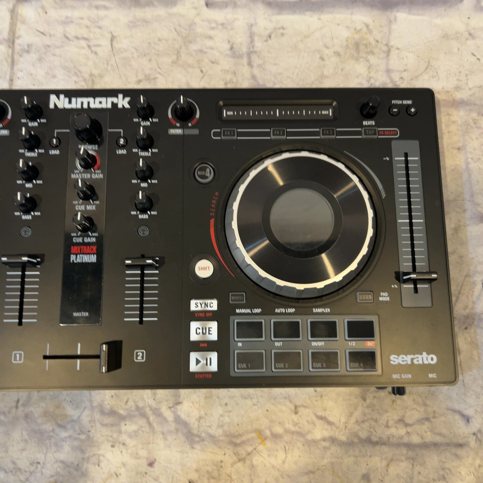 Numark Mixtrack Platinum Serato DJ Controller with Case