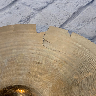Zildjian 18 A Custom Projection Crash Cymbal CRACKED AS-IS