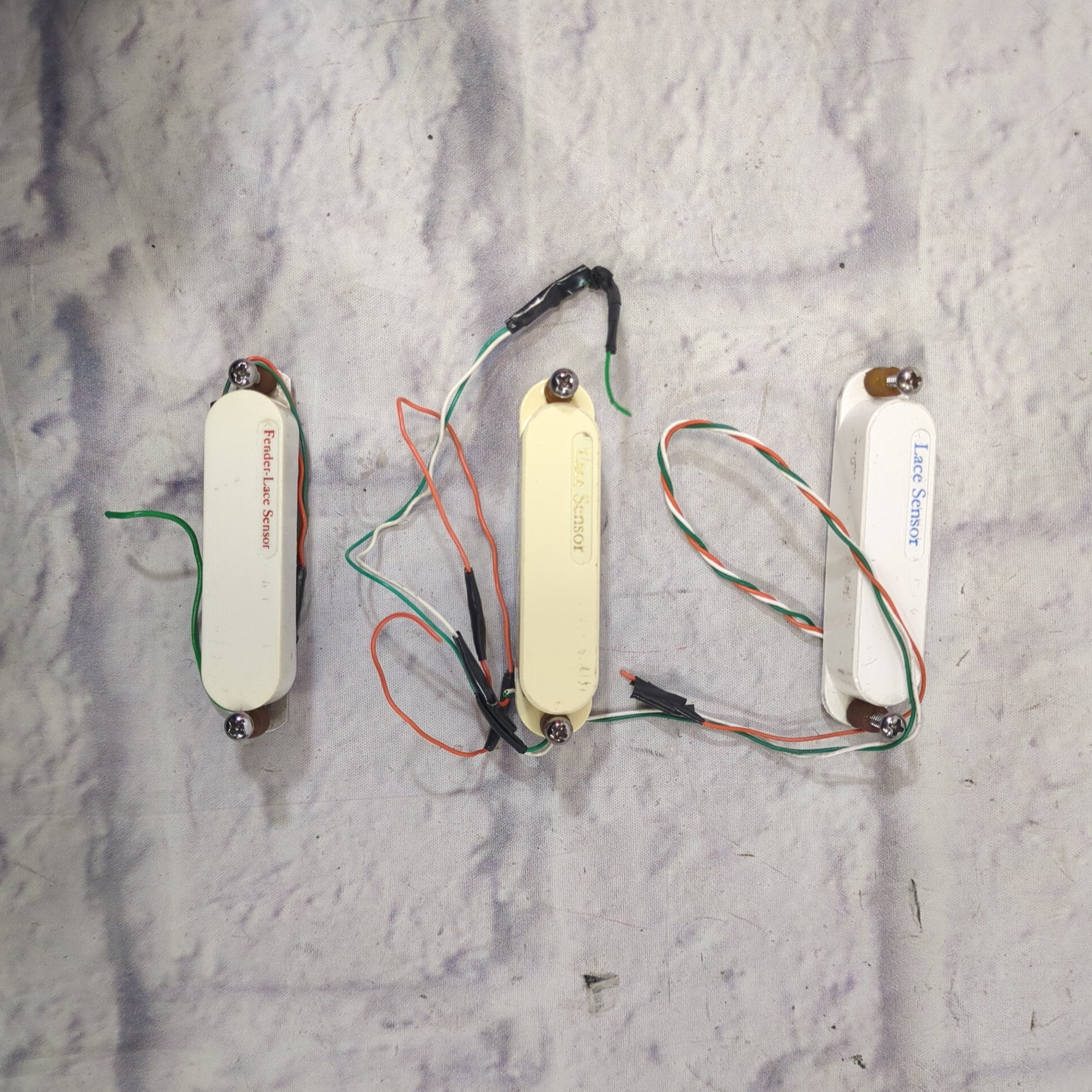 Lace Sensor Red Gold Blue Strat Pickup Set - Evolution Music