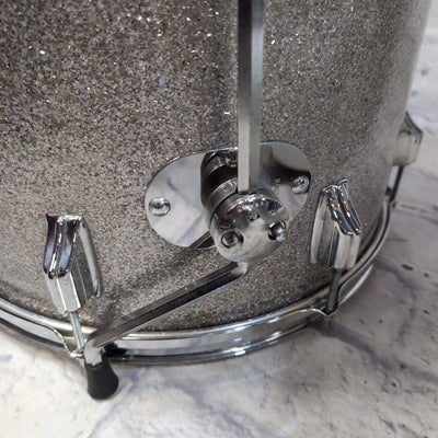 Rogers Silver Sparkle Holiday 3pc Drum Kit Vintage 1960s