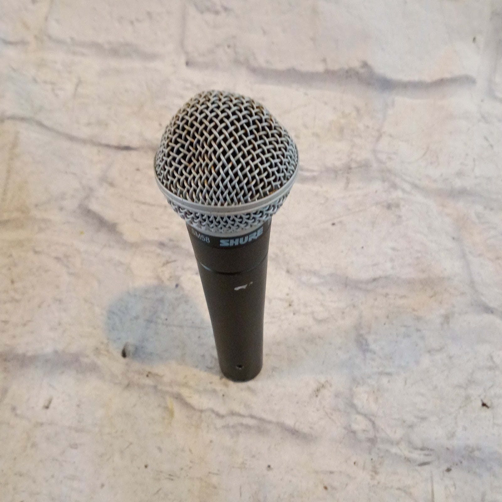 Shure SM58 Dynamic Microphone with Dented Windscreen