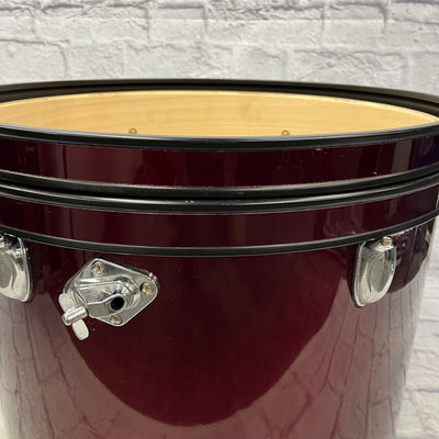 Unknown 22 Kick Drum Red No Heads