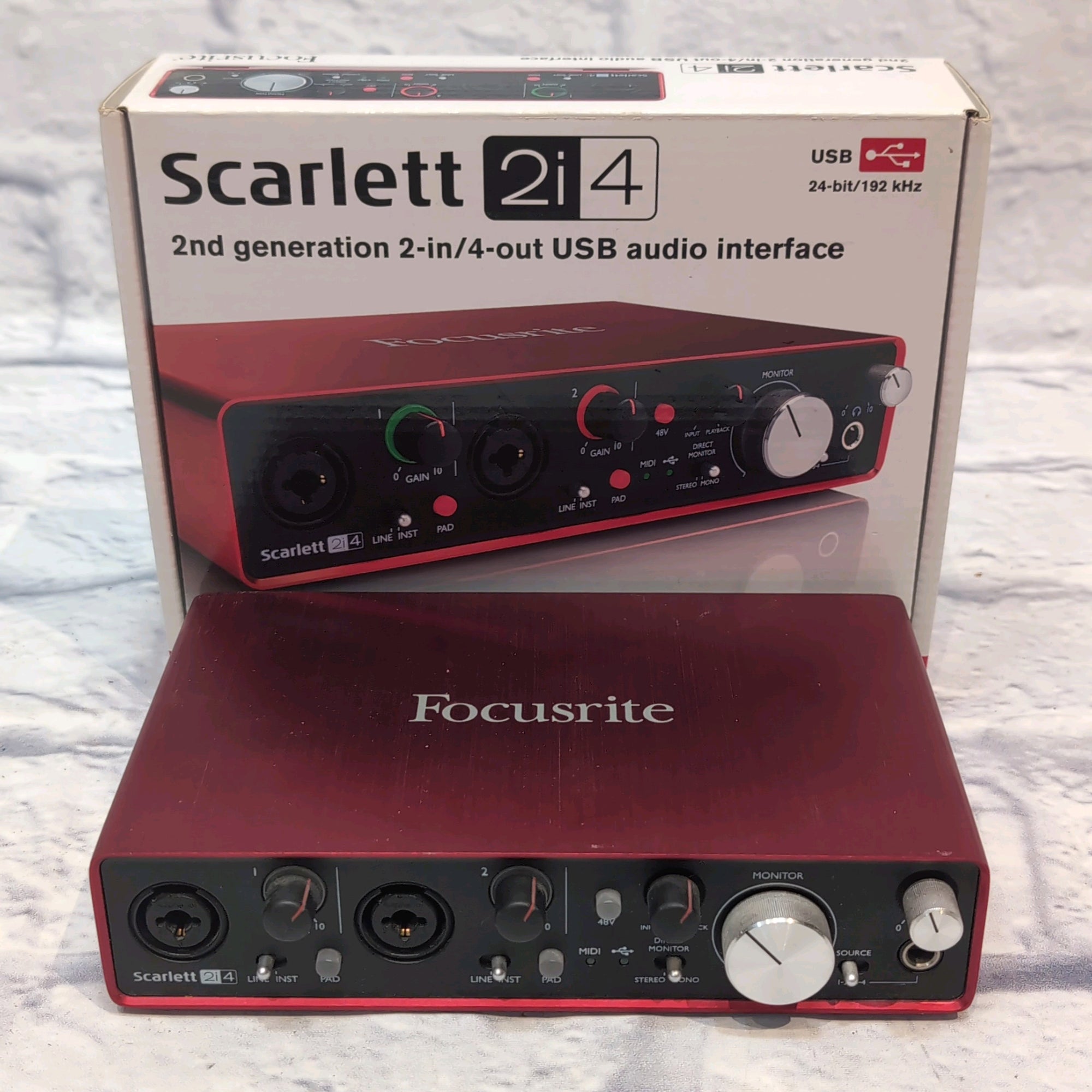 Focusrite Scarlett 2i4 2nd Gen USB Audio Interface