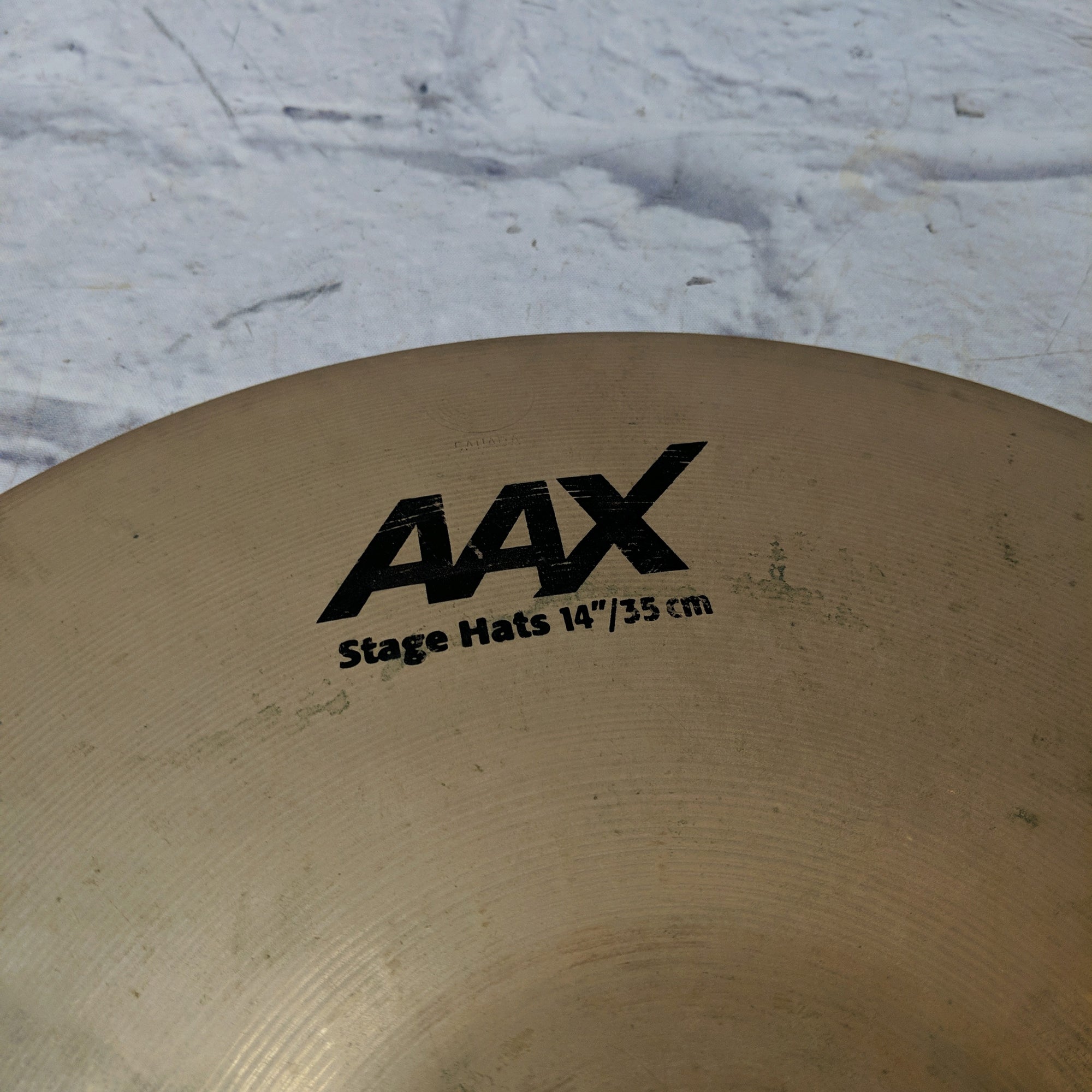 Sabian 14 AAX Stage Hat Top Cymbal Single CRACKED