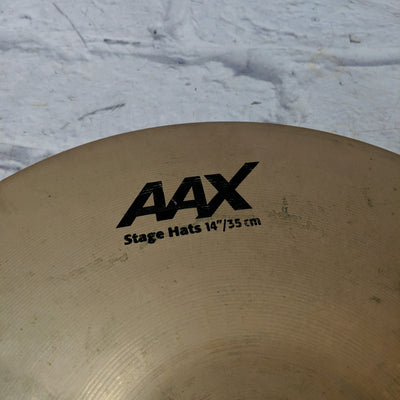 Sabian 14 AAX Stage Hat Top Cymbal Single CRACKED