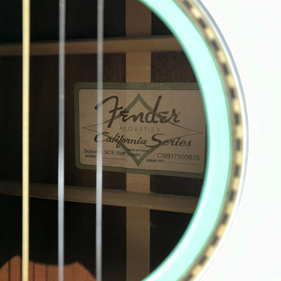 Fender Sonoran Seafoam Green Acoustic Guitar