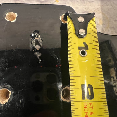 Unknown Black Strat Style Loaded Guitar Body