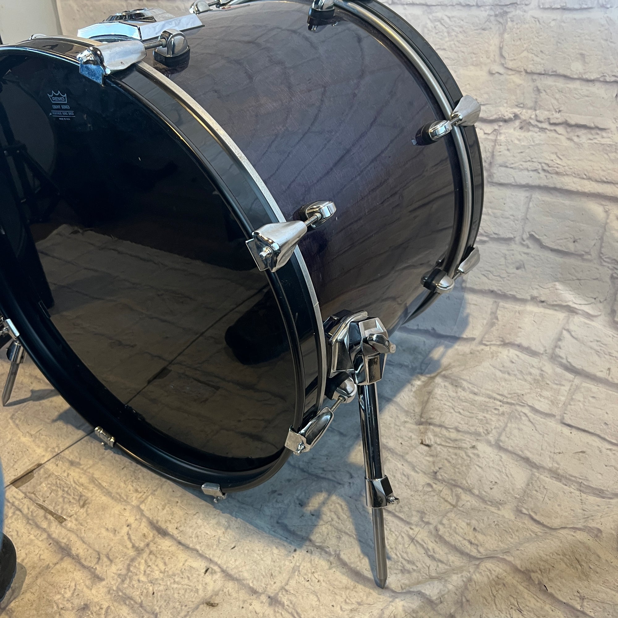 Premier 22 Transparent Purple Made in England  Kick Drum