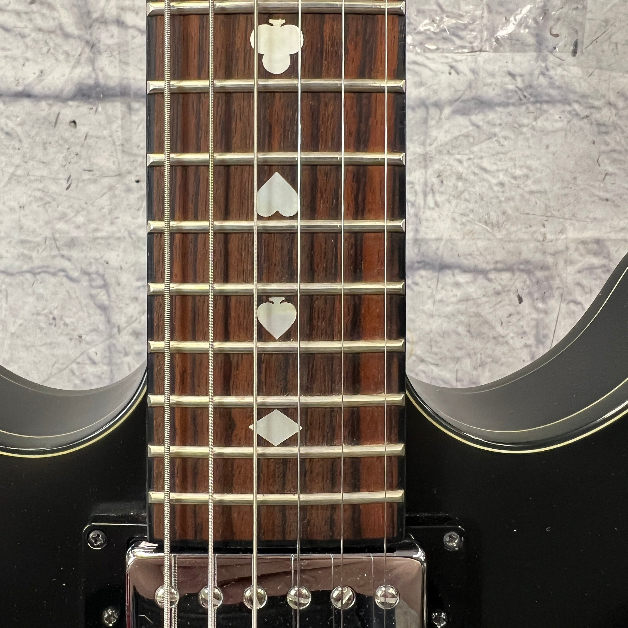 Ibanez AS73B-BKF-12-03 Artcore Semi Hollow with Card Suit Inlays