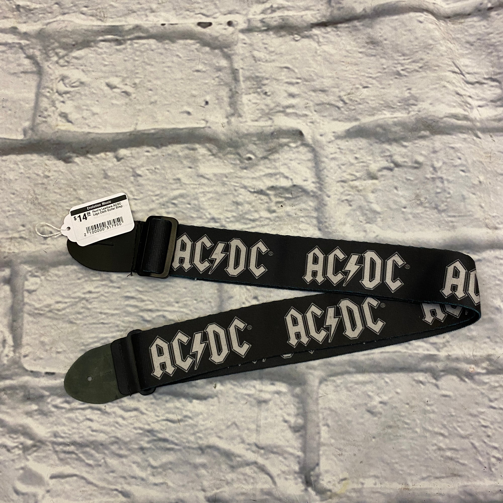 Perri's Leathers AC/DC Logo Cloth Guitar Strap
