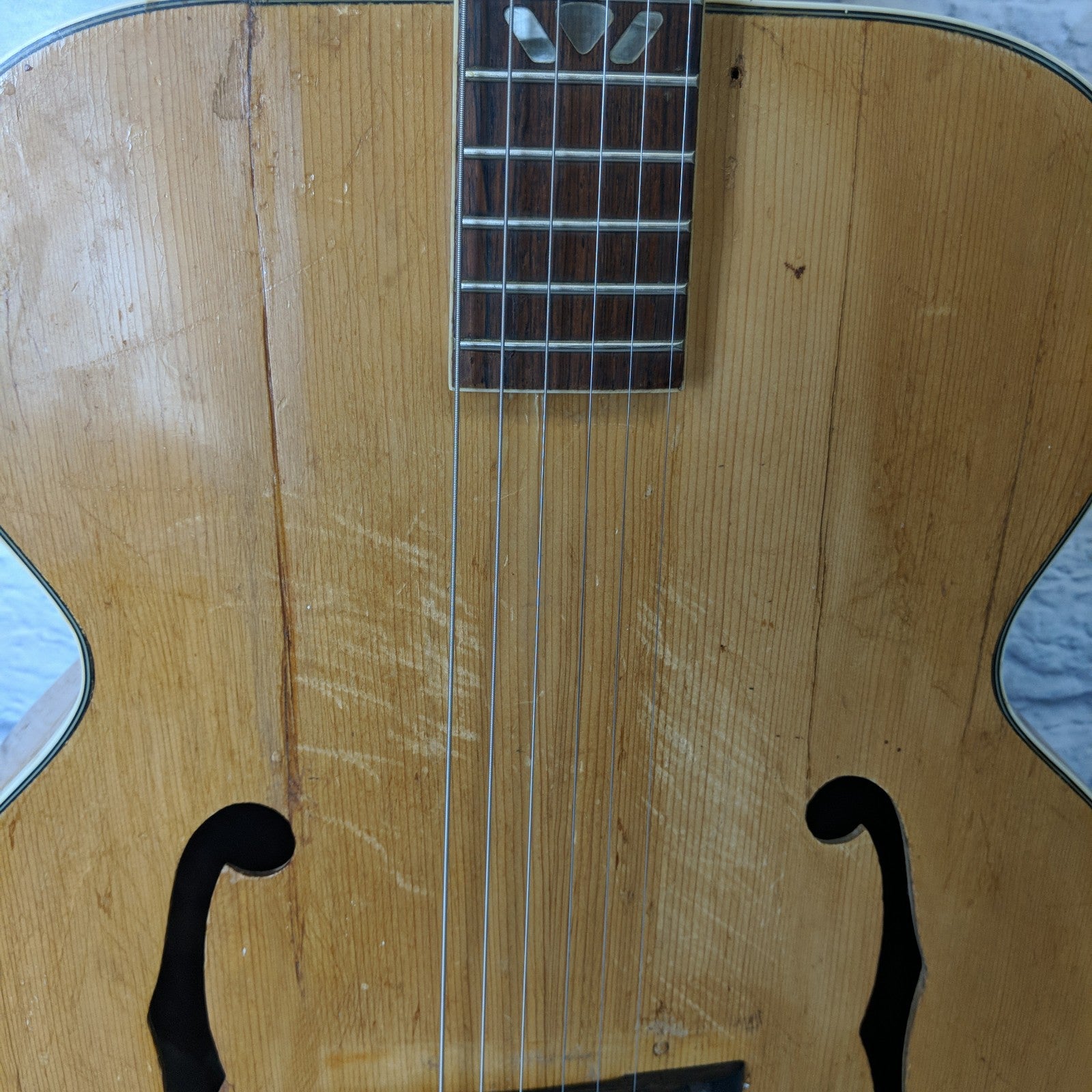 Vintage 1955 Kay P4 Arch top Acoustic Jazzbox Guitar