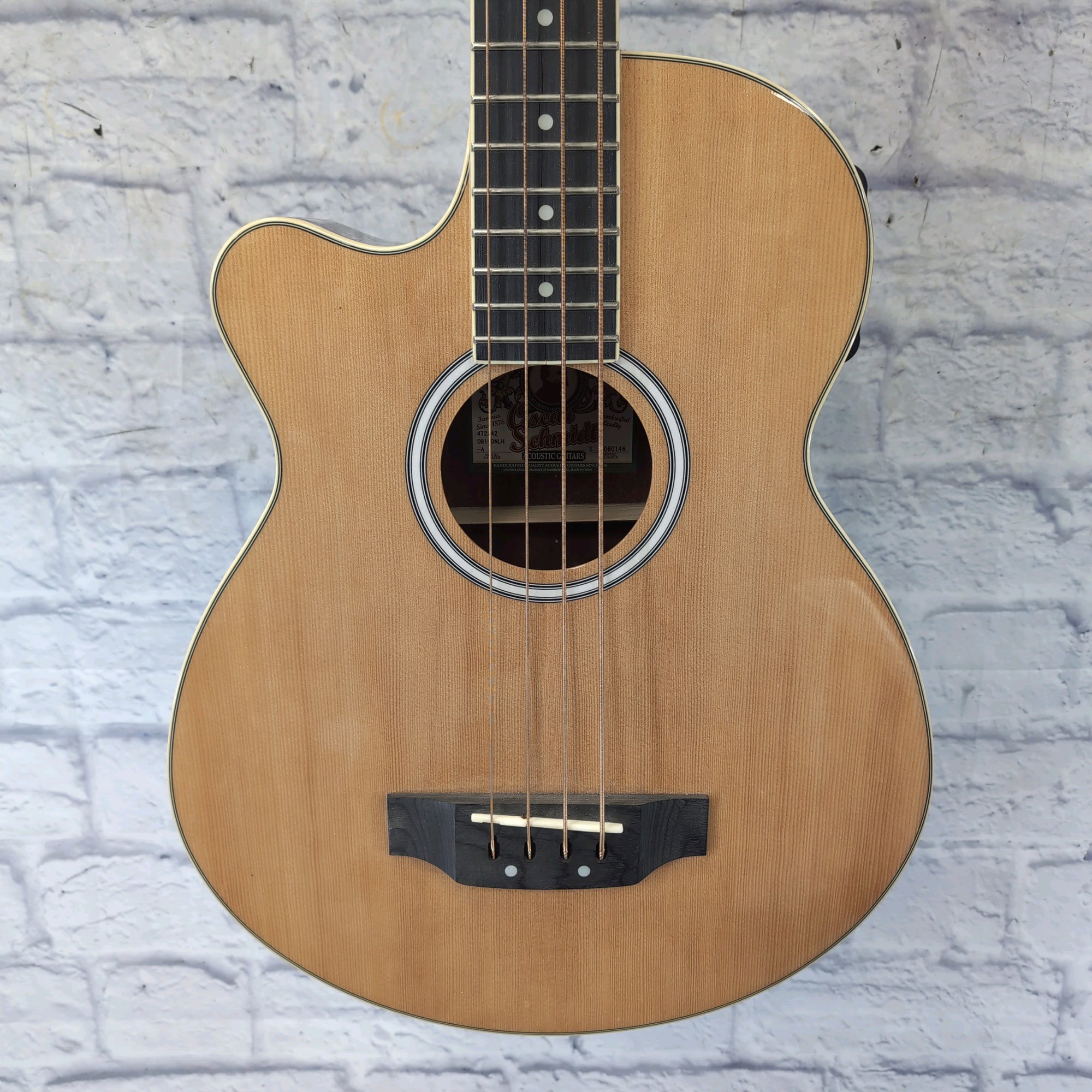 Oscar Schmidt OB100 Left Handed Acoustic Bass
