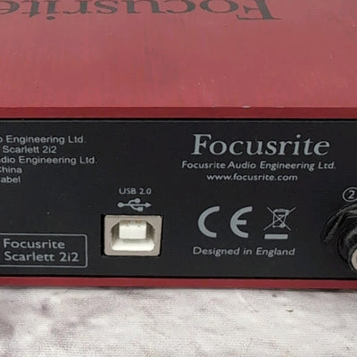 Focusrite Scarlet 2i2 Gen 1 Interface