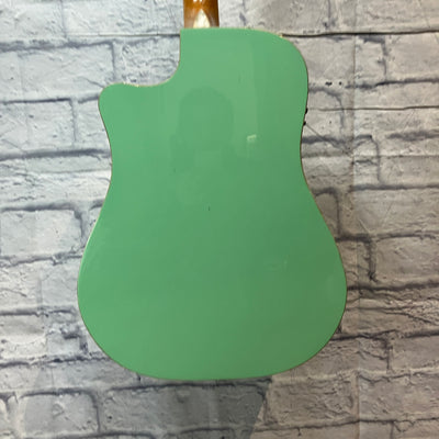 Fender Sonoran Seafoam Green Acoustic Guitar