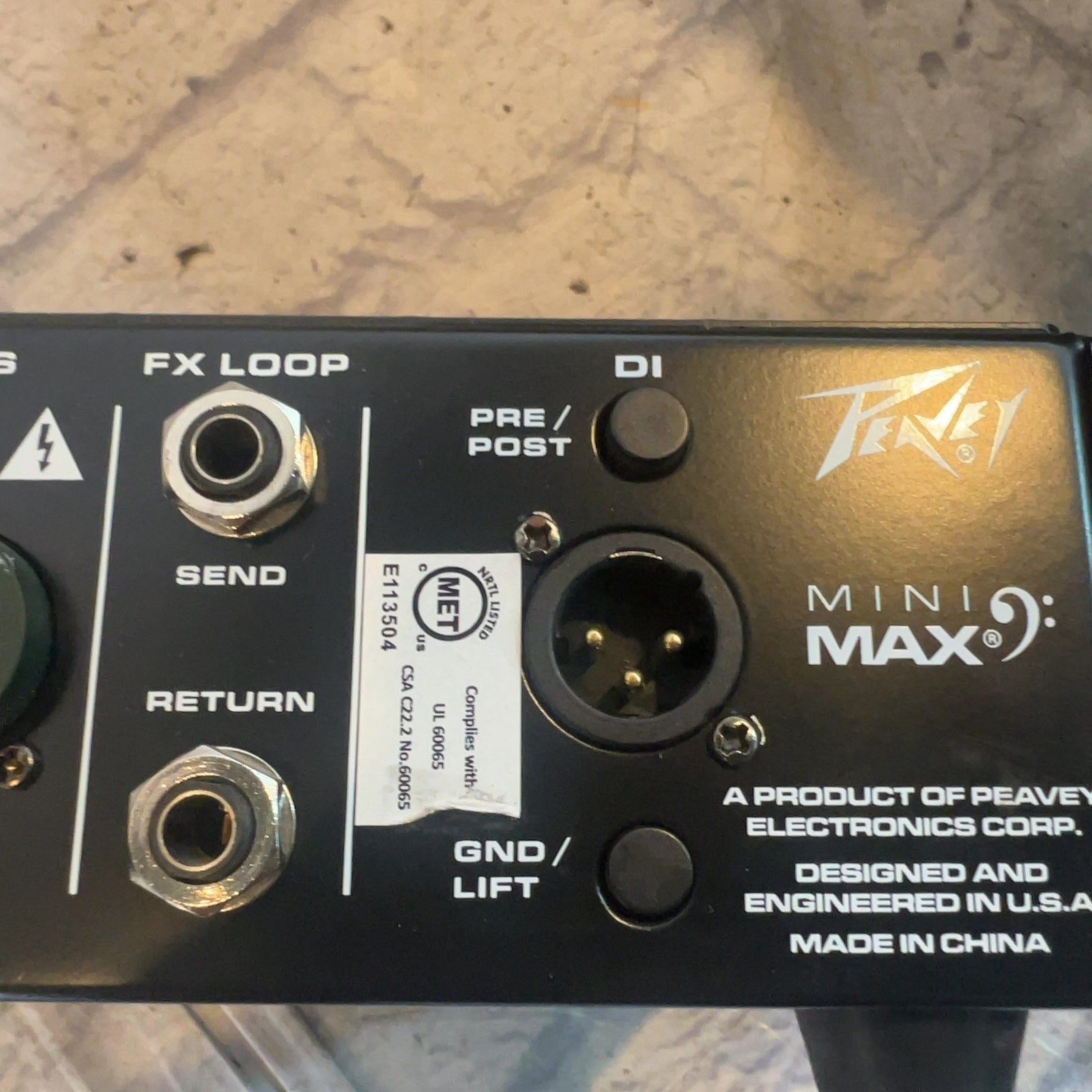 Peavey Mini Max Bass Amp Head