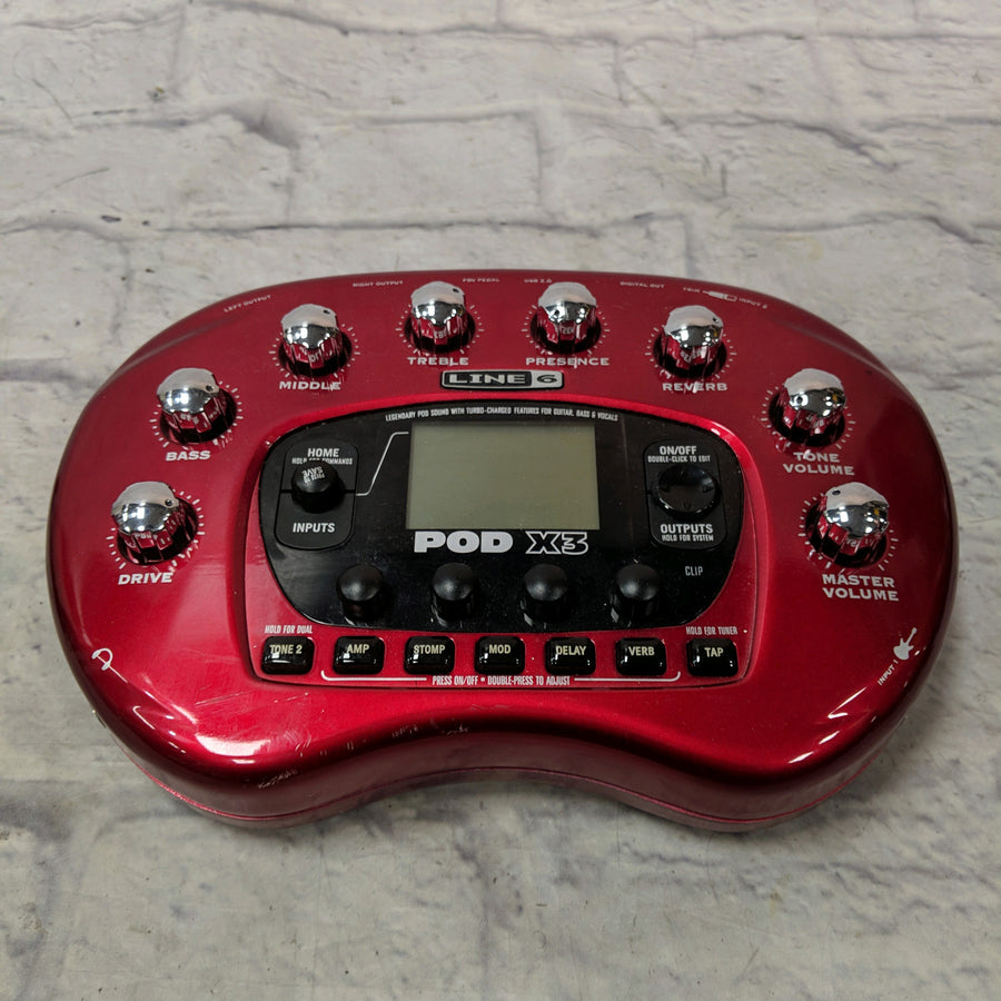 Line 6 Pod X3 Multieffects with Power Supply