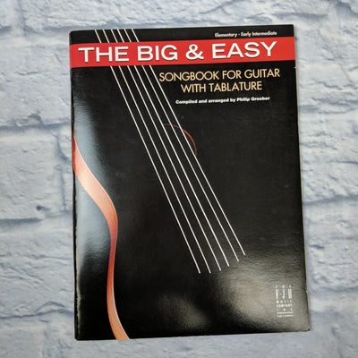 Fjh Music The Big & Easy Songbook For Guitar With Tablature