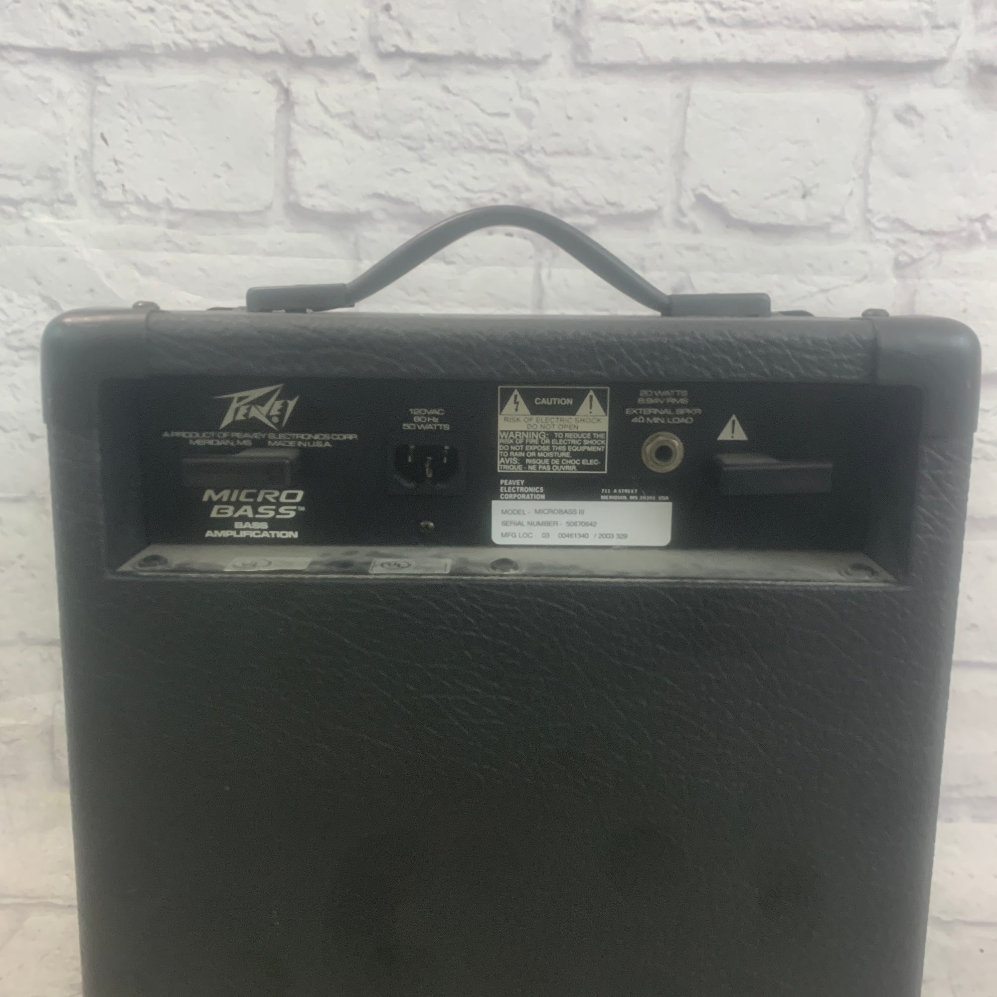 Peavey microbass hotsell