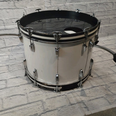 70's Ludwig 22x15 White Bass Drum