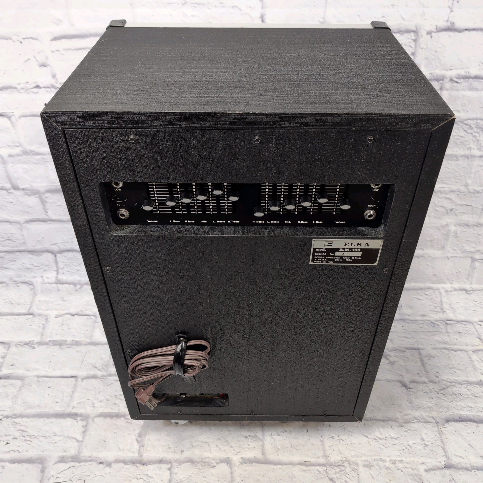 Elka  Vintage RM100 Keyboard Guitar Bass Amp Made in Italy Keyboard Amp